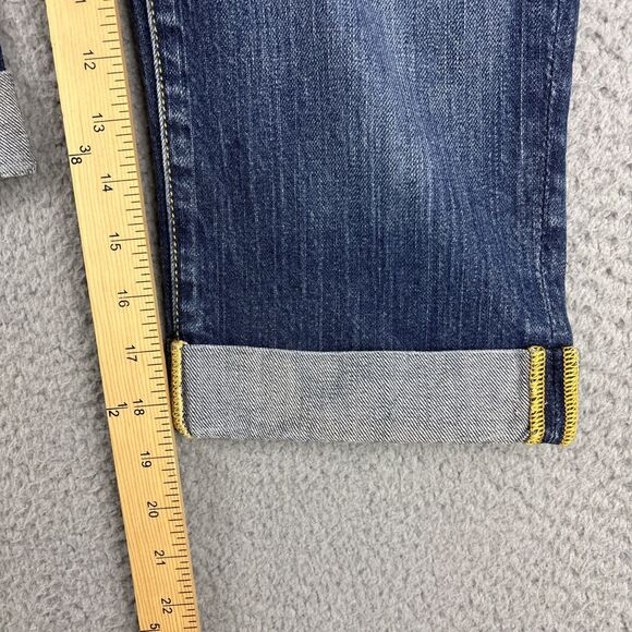 X2 Quality Denim Capri Pants Women’s Size 8 Blue Denim Low Rise - Picture 5 of 12